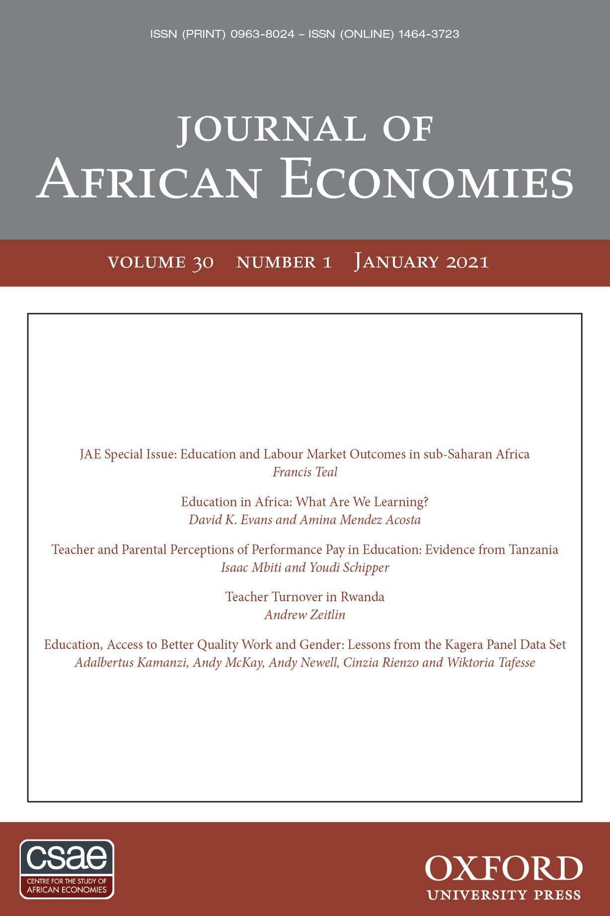 Education in Africa: What Are We Learning?