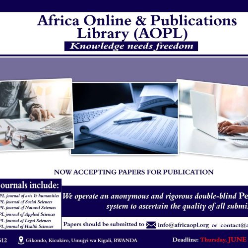 2022 INVITATION TO SUBMIT PAPERS